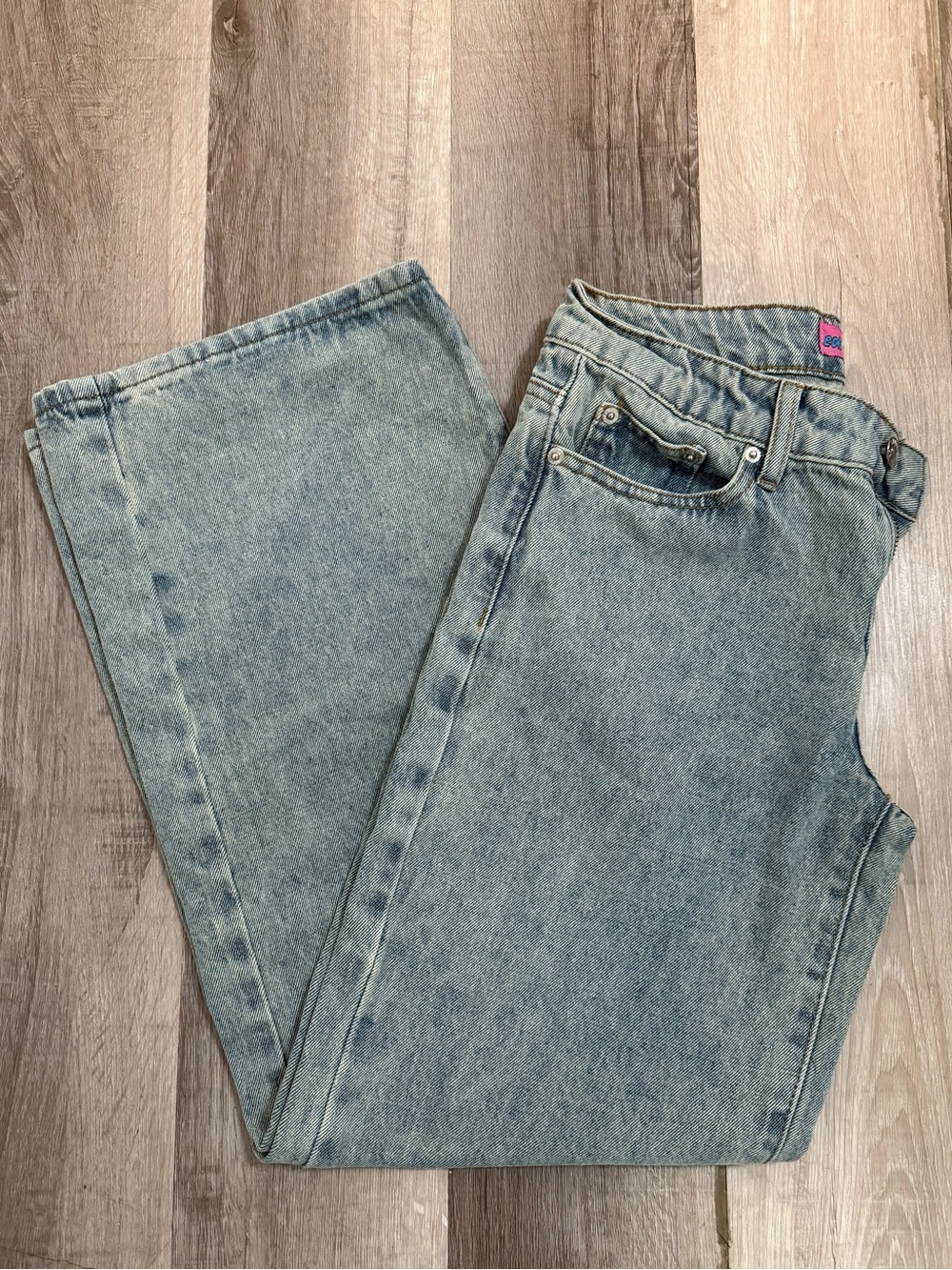 Raelynn Washed Low Rise Baggy Jeans